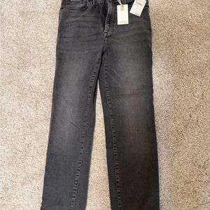 Good American Women's Gray Skinny Jeans